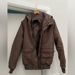 H&M Brown winter jacket (Medium)